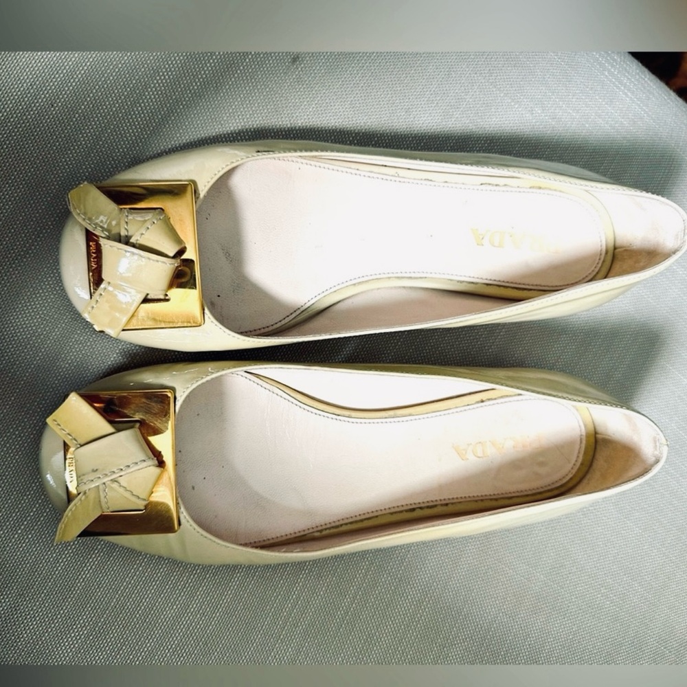 Prada patent leather flats size 7